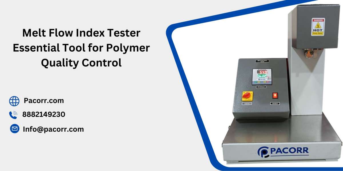 The Role of the Melt Flow Index Tester in Polymer Processing